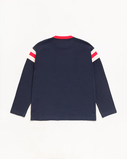 Stussy Longsleeve Ringer Tee - Ink