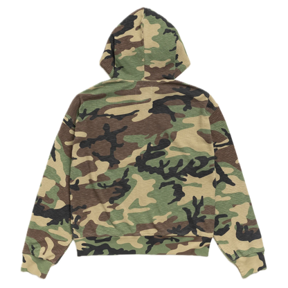 Stussy Light Weight Thermal Zip Hoodie - Camo