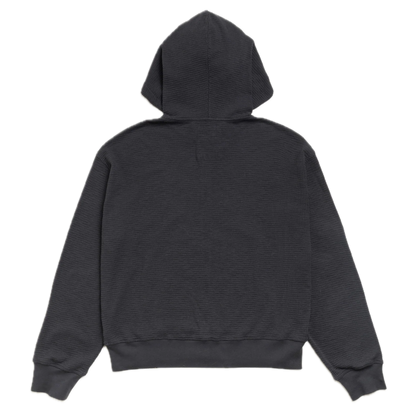 Stussy Light Weight Thermal Zip Hoodie - Faded Black