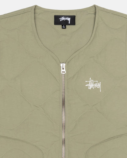 Stussy Recycled Nylon Liner Vest - Coyote