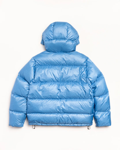 Stussy Micro Ripstop Hooded Down Puffer - Sky Blue
