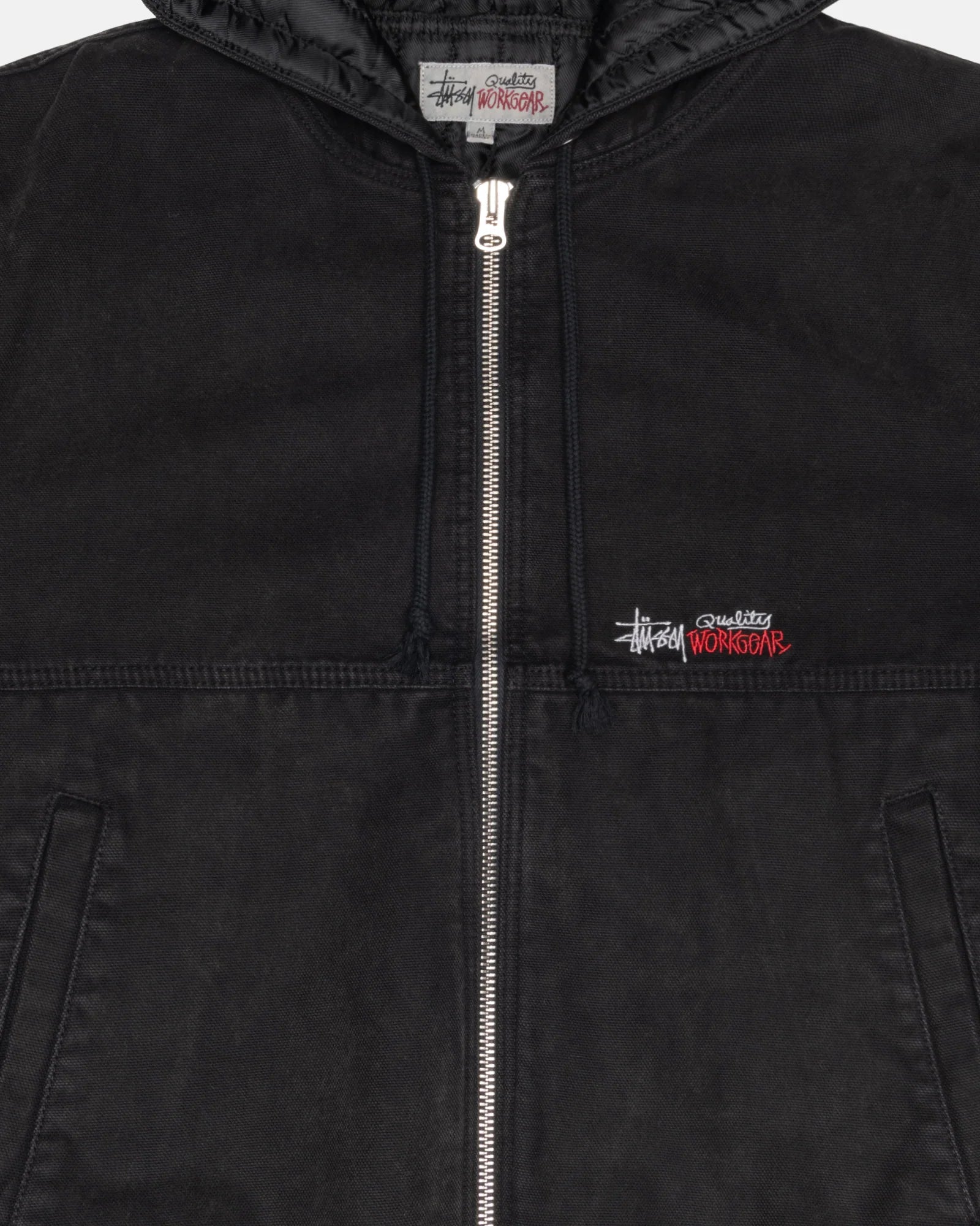 Stussy Work Jacket Insulated Canvas - Black – Ninetimes Skateshop Stussy Work Jacket Insulated Canvas - Black – Ninetimes Skateshop