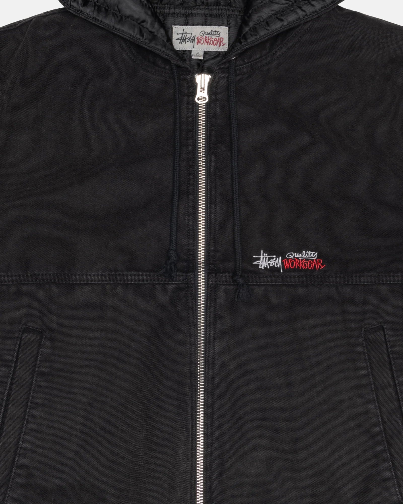 Stussy Work Jacket Insulated Canvas - Black – Ninetimes Skateshop