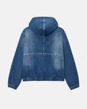 Load image into Gallery viewer, Stussy Denim Sherpa Work Jacket - Washed Blue