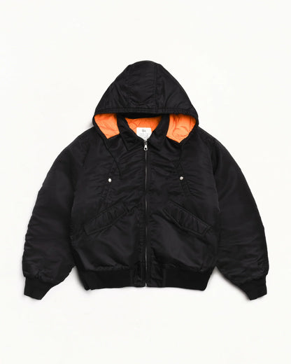 Stussy Flight Bomber Jacket - Black