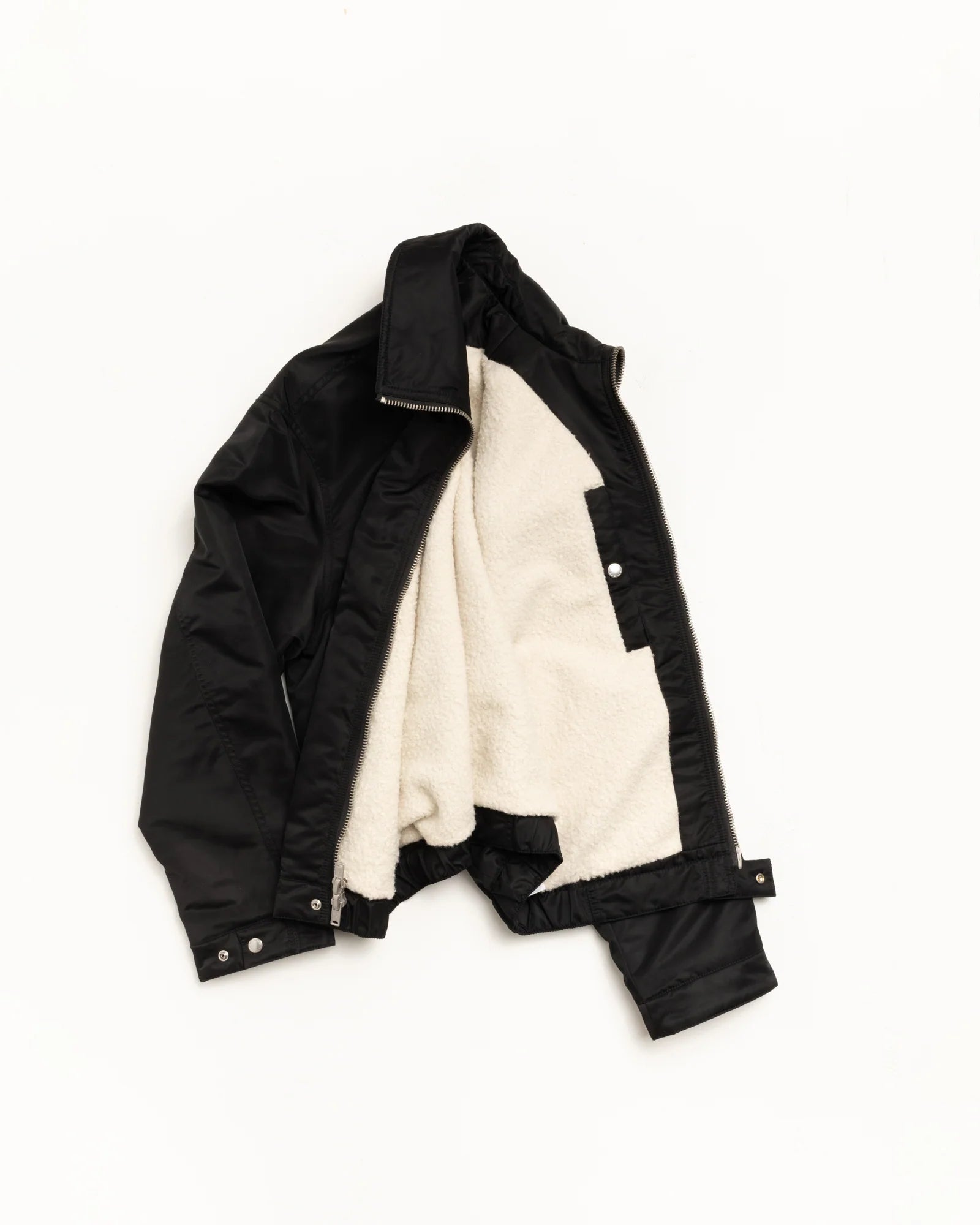 Stussy Pile Lined Zip Jacket - Black – Ninetimes Skateshop Stussy Pile Lined Zip Jacket - Black – Ninetimes Skateshop