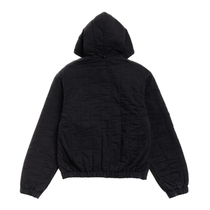 Stussy Quilted Canvas Work Jacket - Black