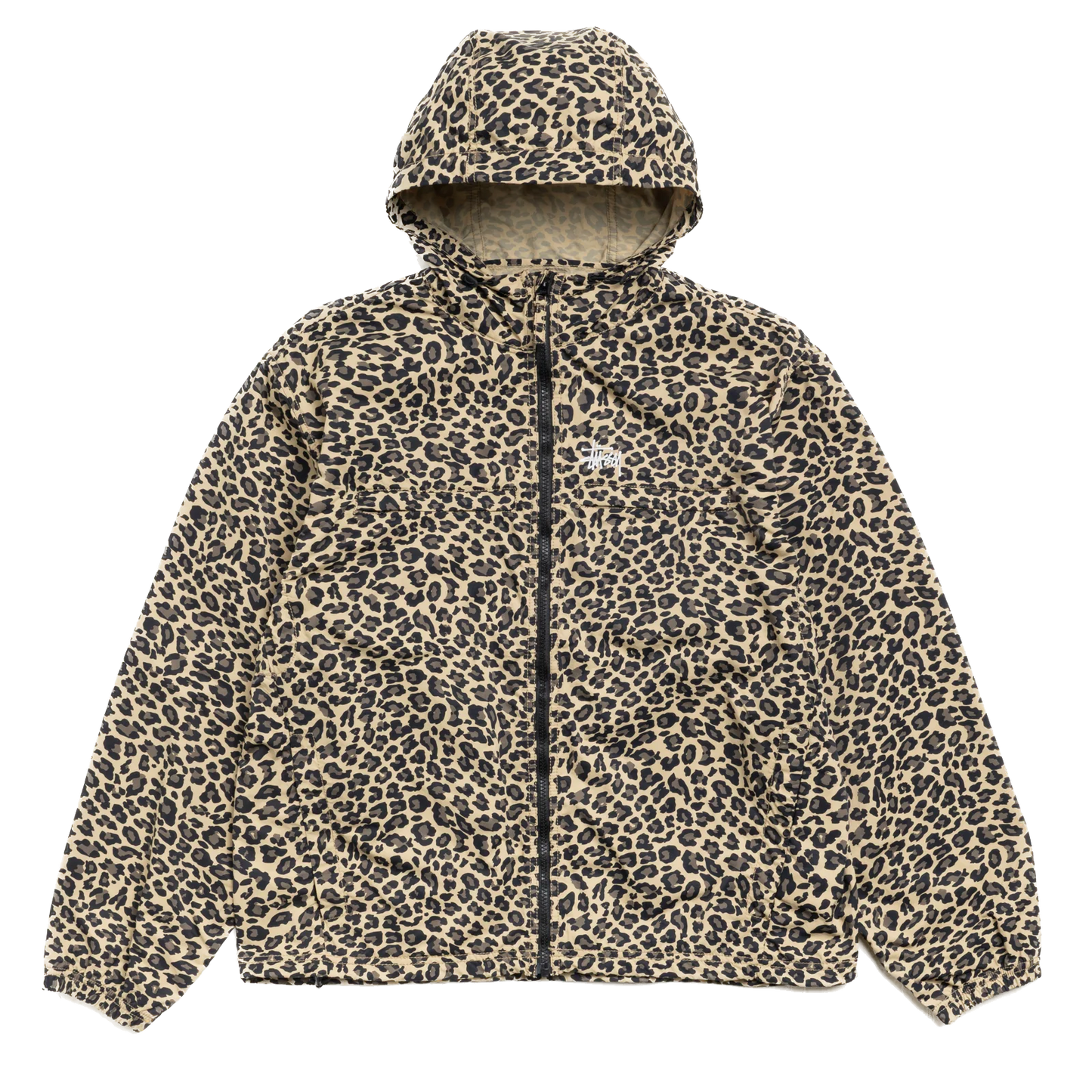 Stussy Lightweight Hooded Jacket - Cheetah