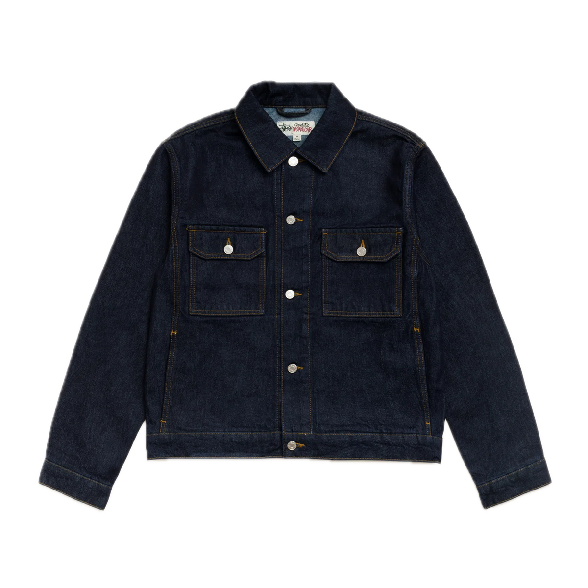 Stussy Denim Trucker Jacket - Rinsed Indigo
