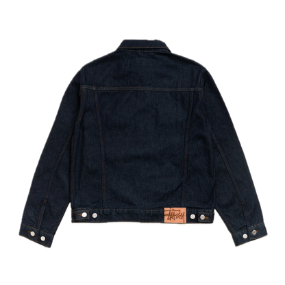 Stussy Denim Trucker Jacket - Rinsed Indigo