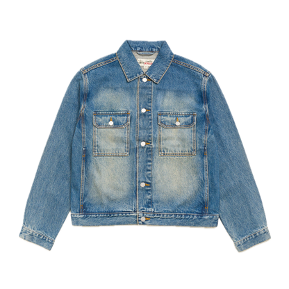 Stussy Denim Trucker Jacket - Dark Wash Indigo