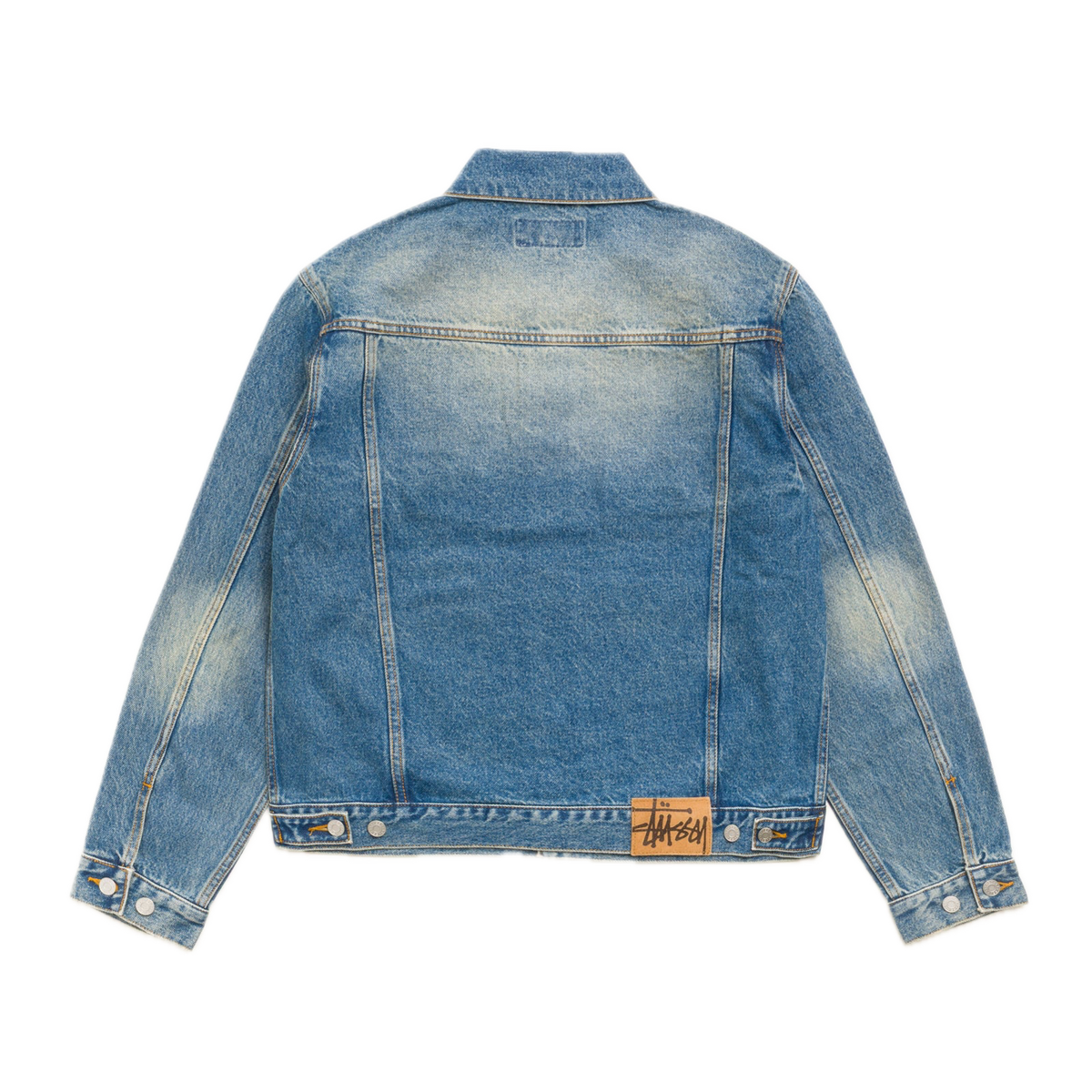 Stussy Denim Trucker Jacket - Dark Wash Indigo