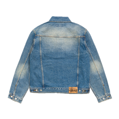 Stussy Denim Trucker Jacket - Dark Wash Indigo