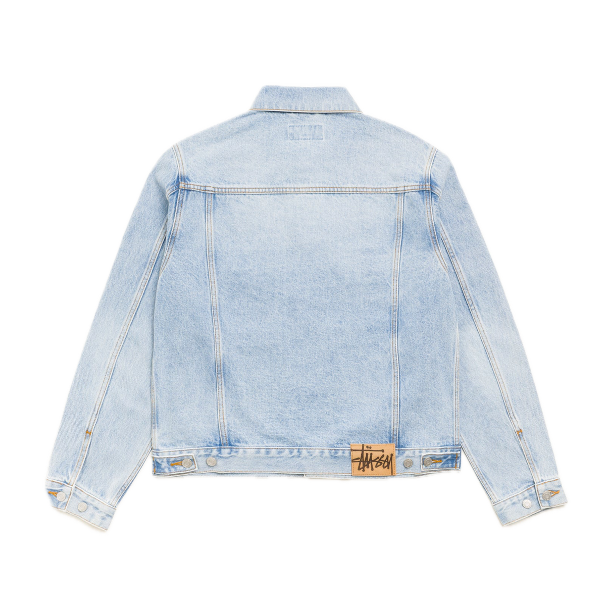 Stussy Denim Trucker Jacket - Light Wash Indigo