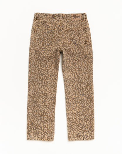 Stussy New Classic Jeans - Leopard