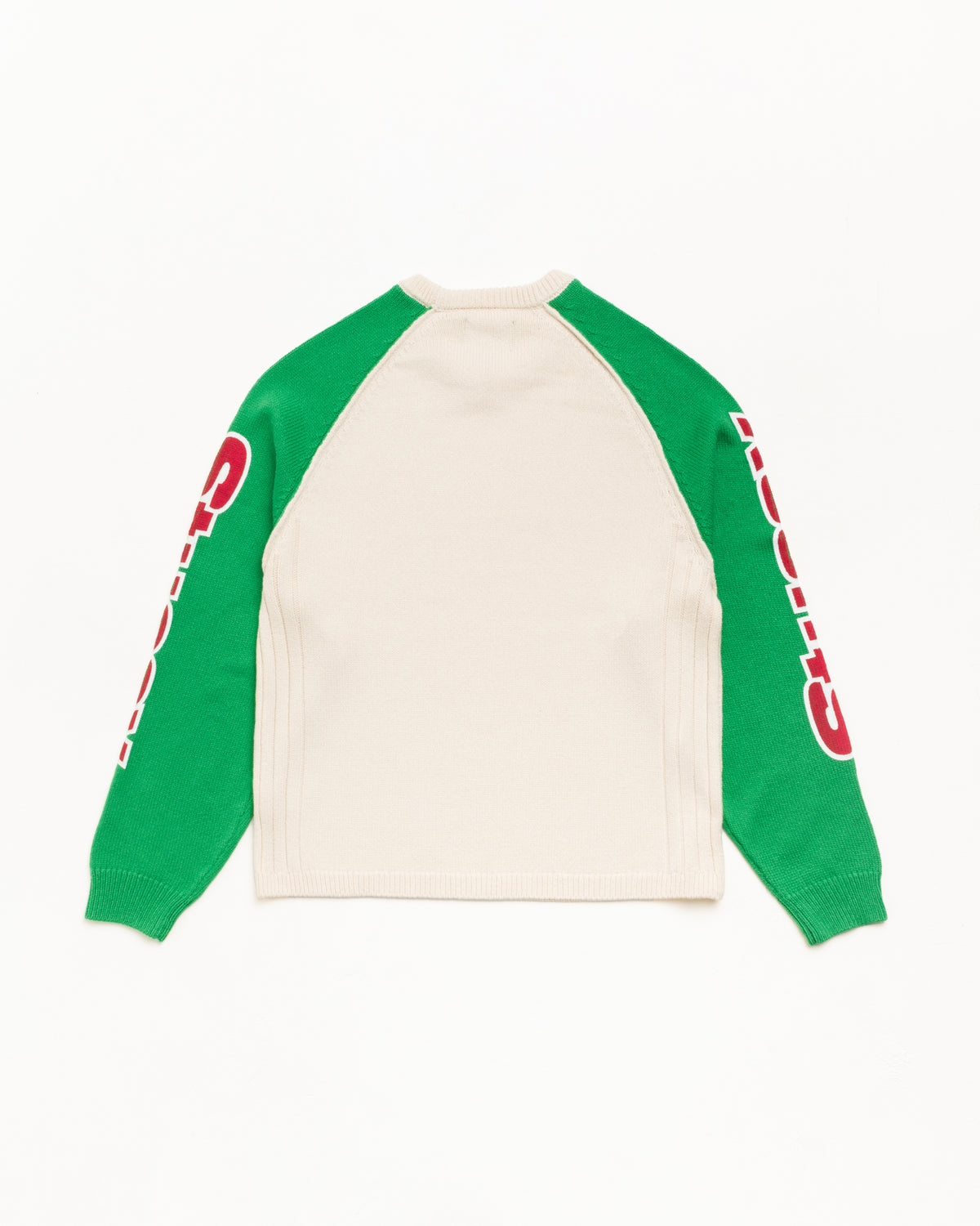 Stussy Two Tone Raglan Sweater - Natural