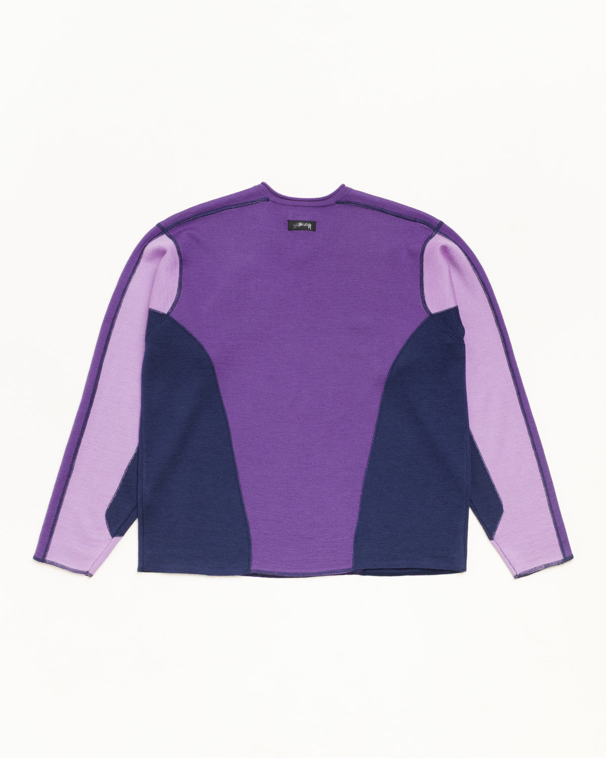 Stussy Wave Knit Sweater - Lavender