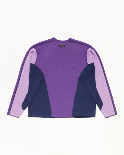 Stussy Wave Knit Sweater - Lavender