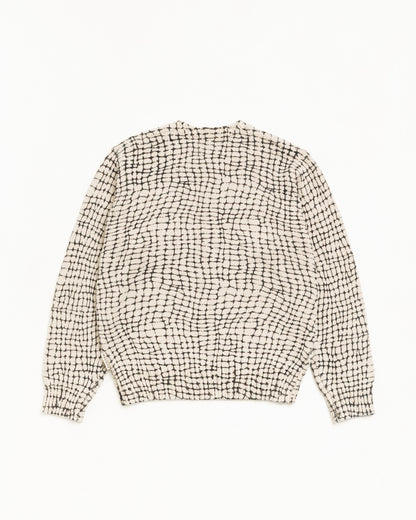 Stussy Mesh Print Sweater - Mesh Net