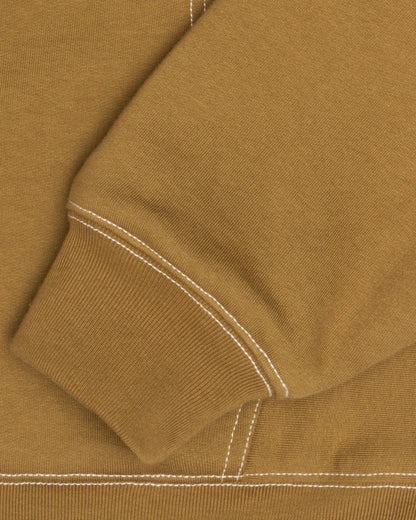 Stussy Contrast Stitch Label Hoodie - Olive