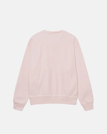 Stussy Stock Logo Crewneck - Light Pink