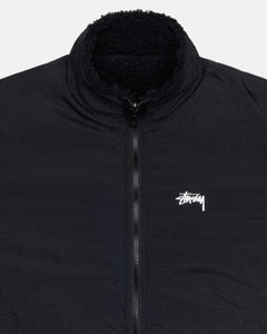 Stussy Sherpa Reversible Jacket - Black