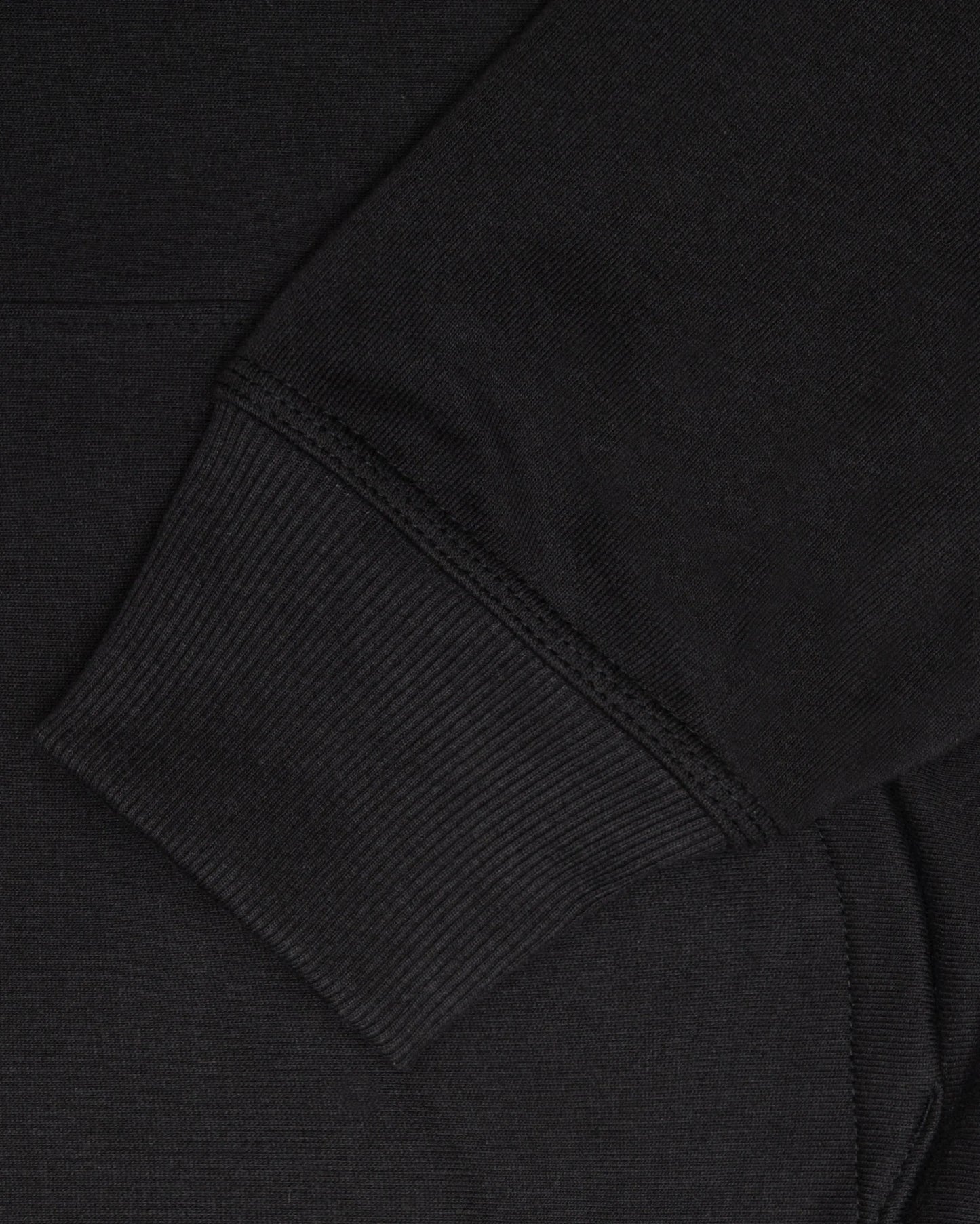 Stussy Stock Logo Zip Hoodie - Washed Black