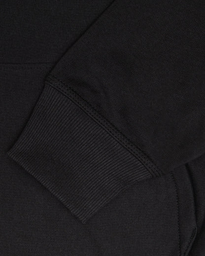 Stussy Stock Logo Zip Hoodie - Washed Black