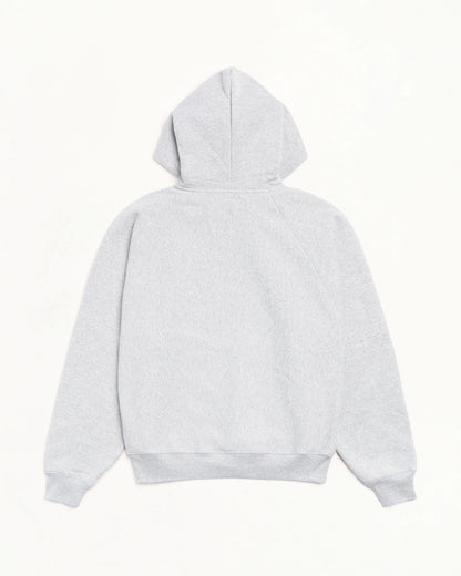 Stussy Relaxed Zip Hoodie - Ash Heather