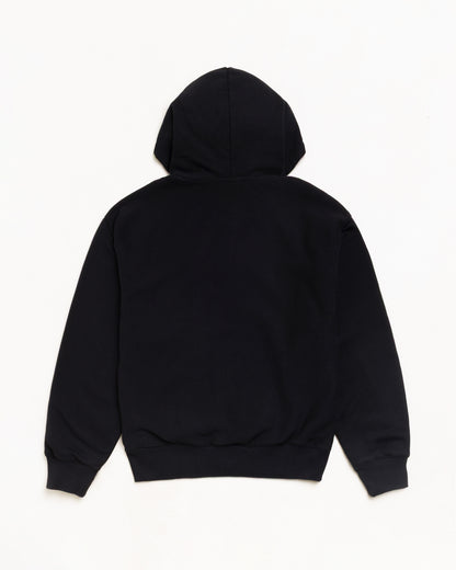 Stussy Plaid Lined Zip Hood - Black