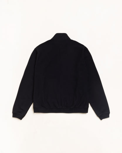 Stussy Zip Fleece Mock Neck - Black