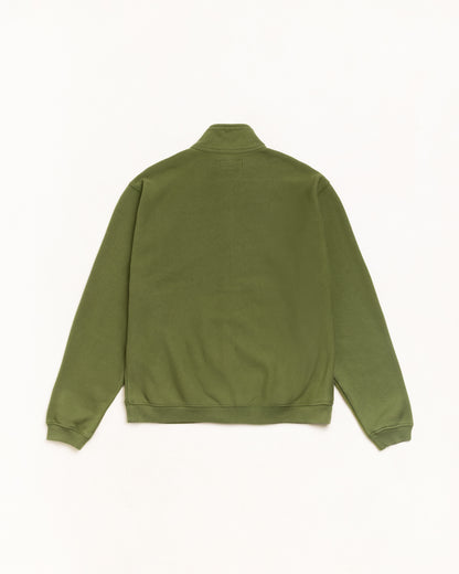 Stussy Zip Fleece Mock Neck - Green