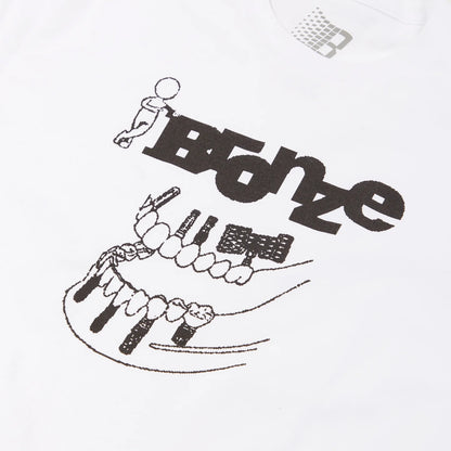 Bronze 56K Teeth Tee - White