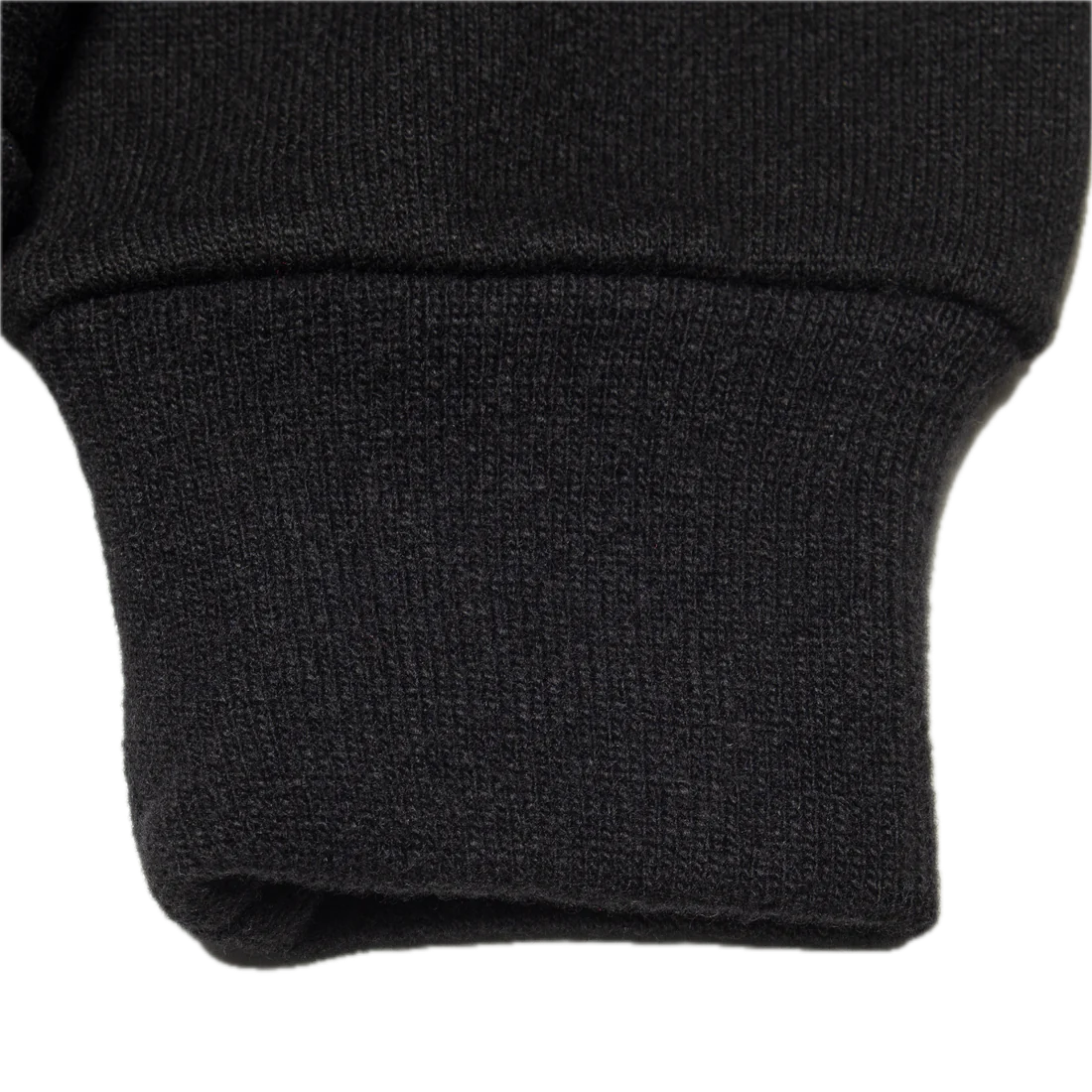 Stussy Brass Zip Knit Hoodie - Black