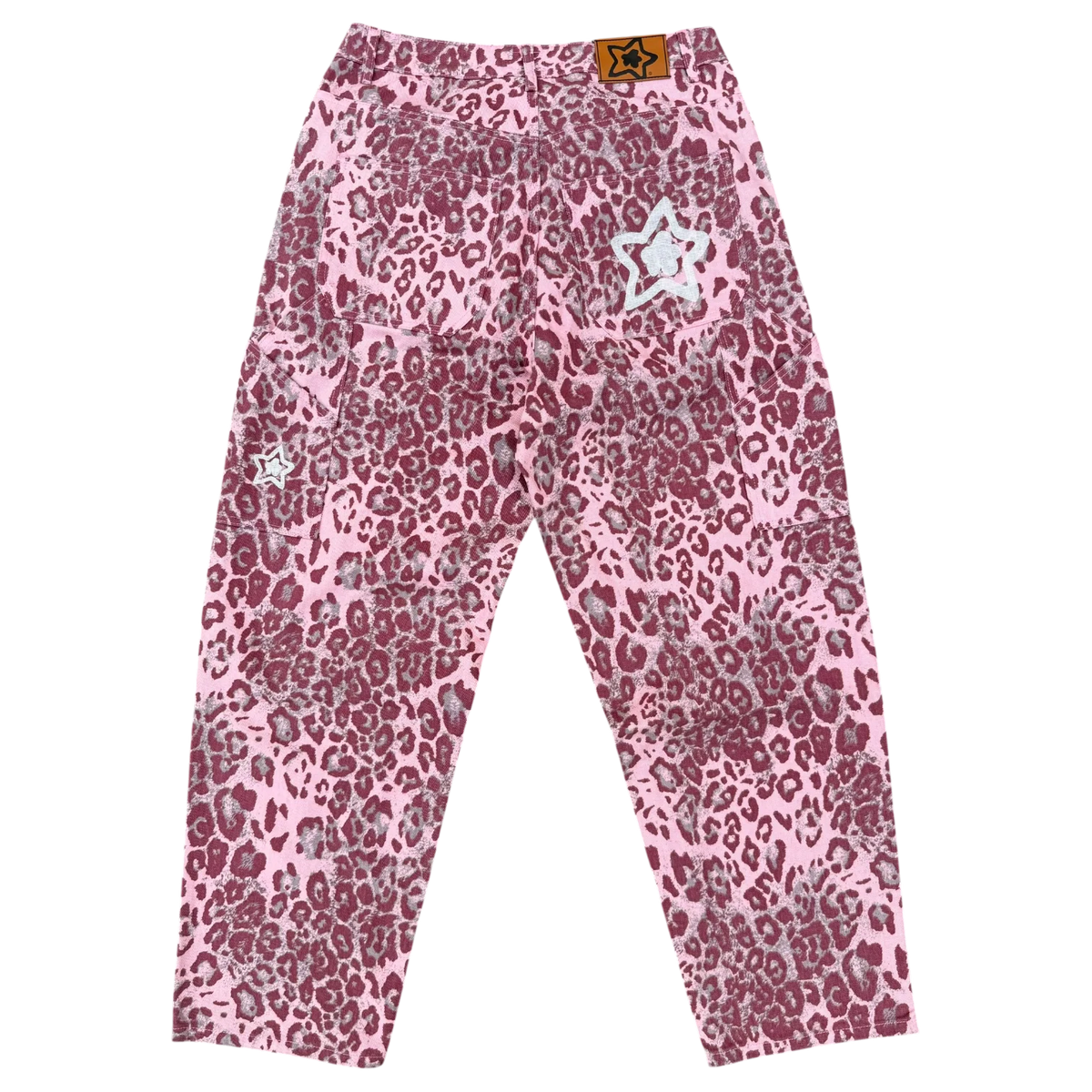 Star Team Carpenter Star Jeans - Pink Leopard