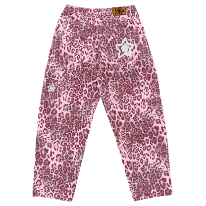 Star Team Carpenter Star Jeans - Pink Leopard