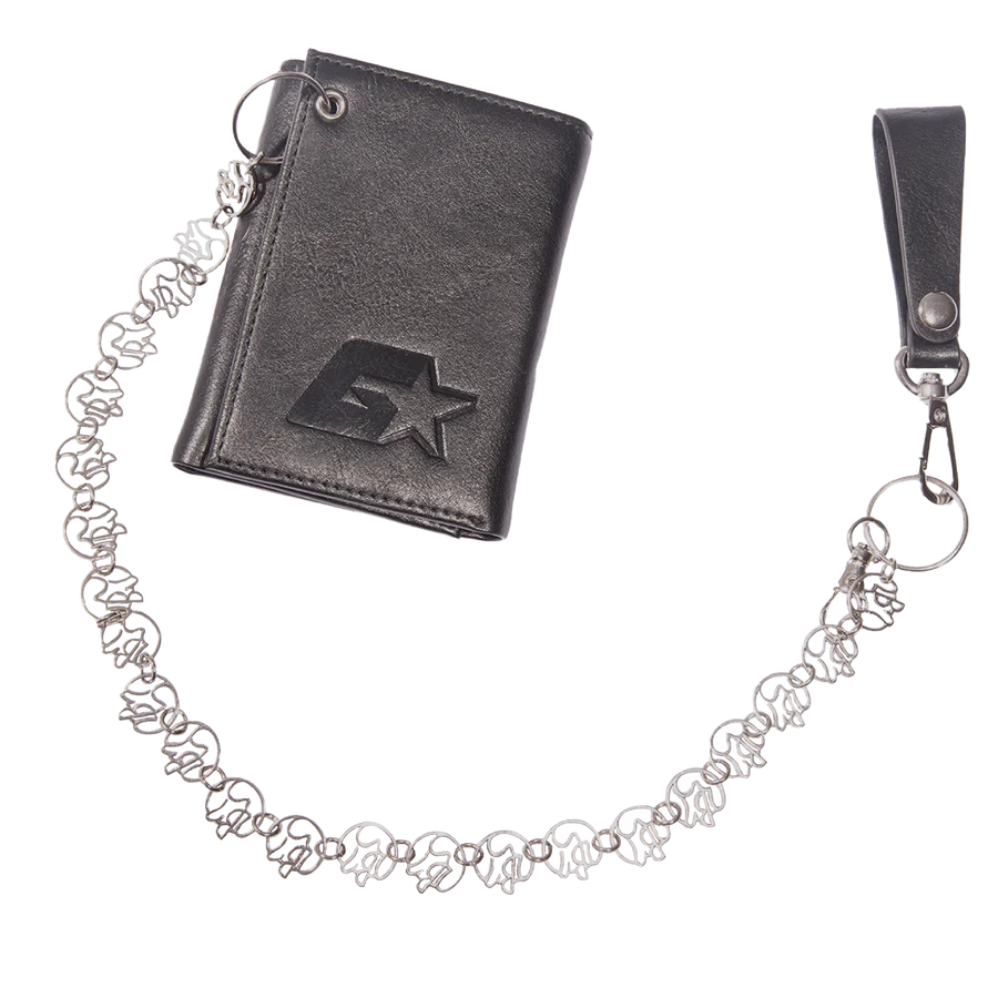 Classic Grip Tony Chain Wallet - Black