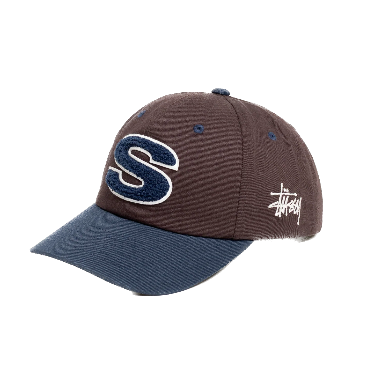 Stussy Chenille S Low Pro Cap - Dark Brown