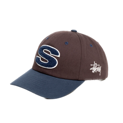 Stussy Chenille S Low Pro Cap - Dark Brown