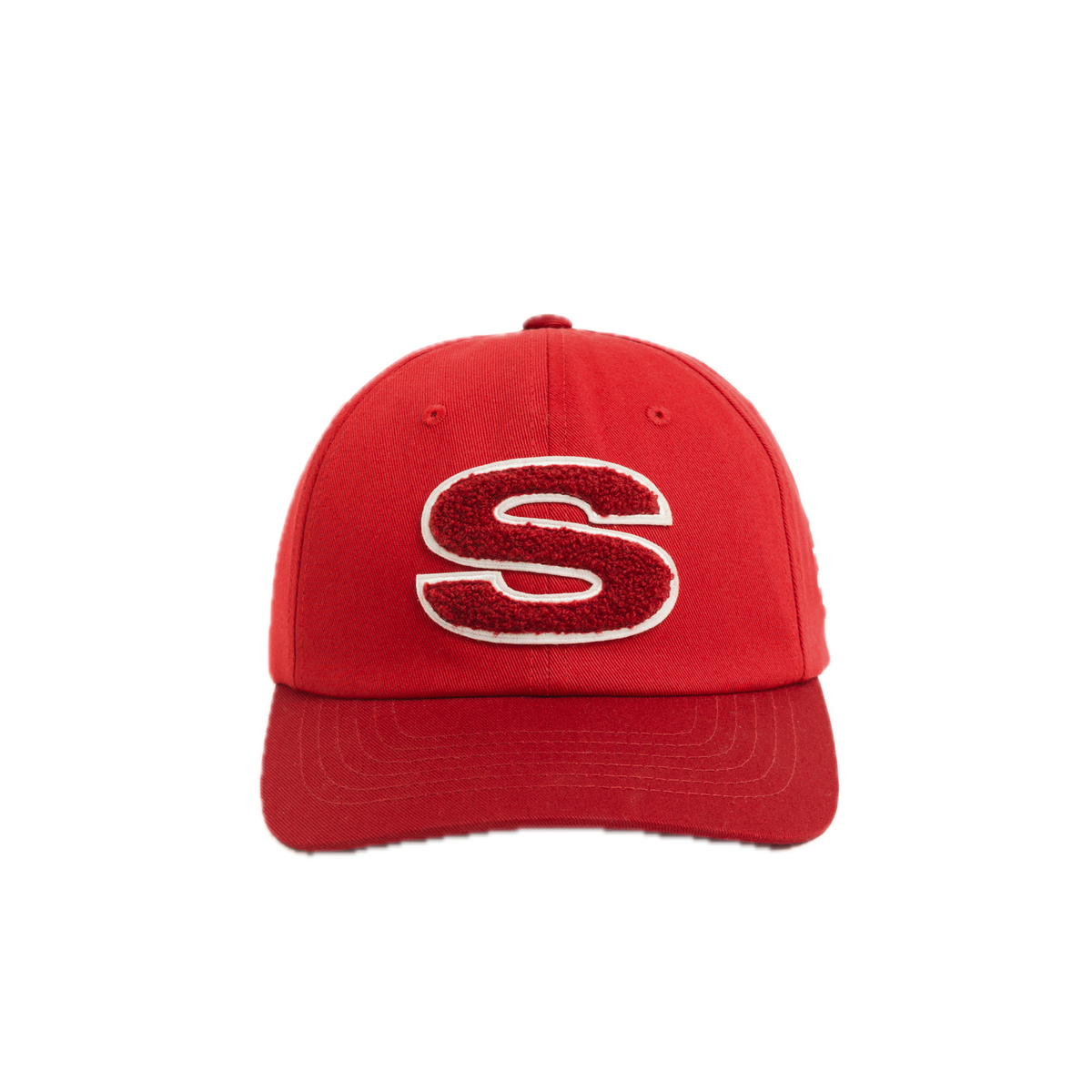 Stussy Chenille S Low Pro Cap - Gym Red