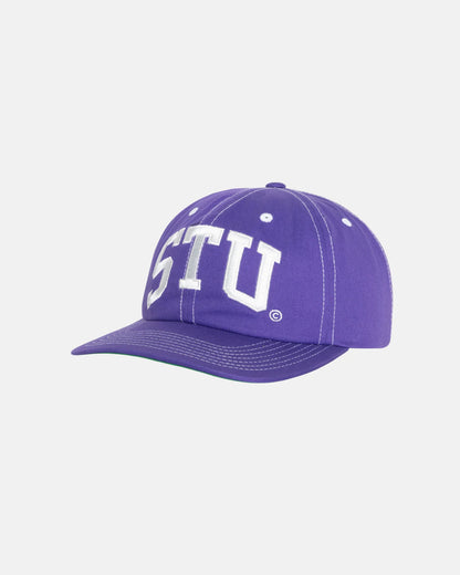 Stussy Stu Arch Strapback Cap - Purple