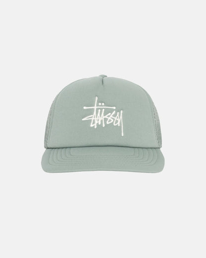 Stussy Big Basic Trucker Cap - Light Olive