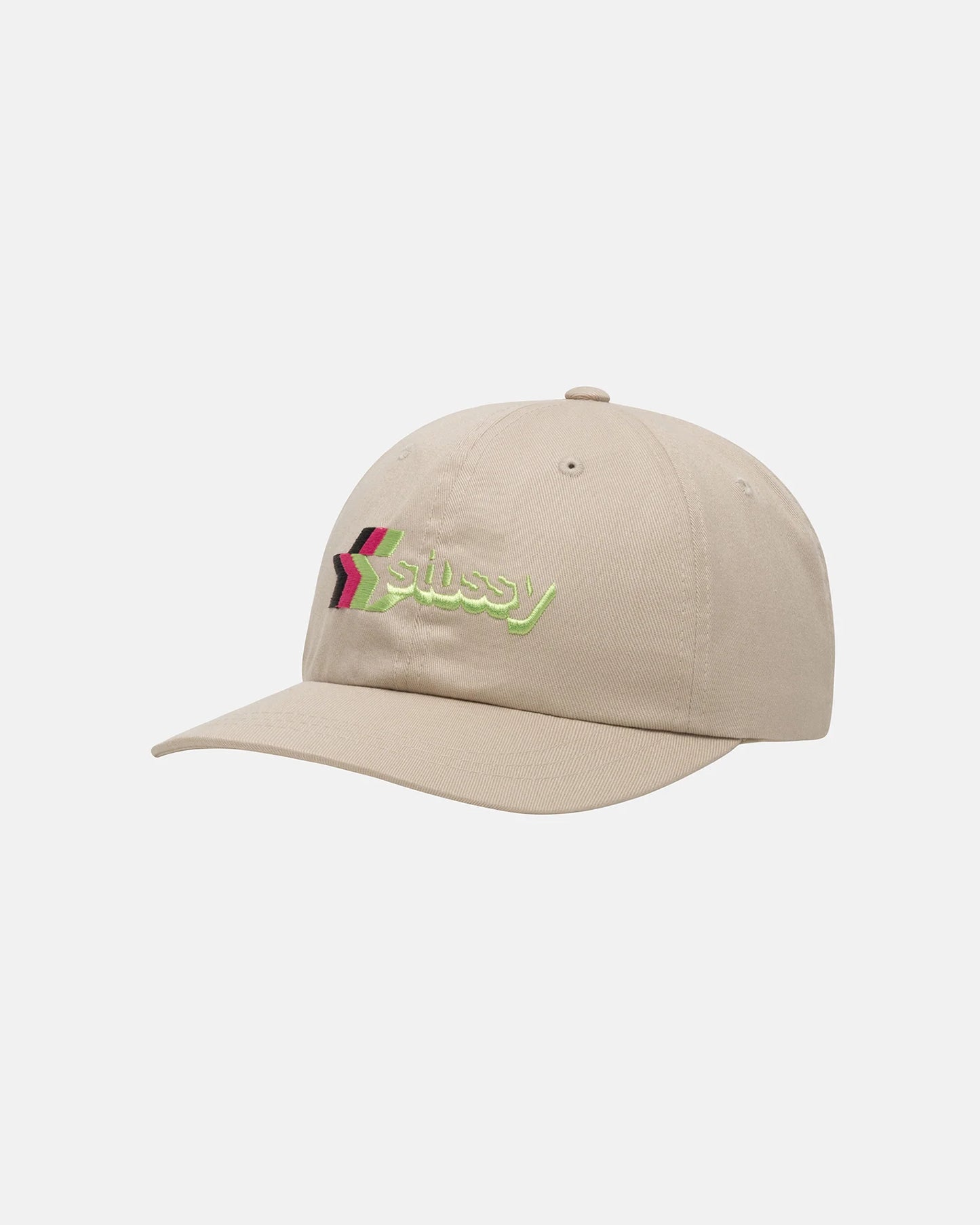 Stussy 3 Star Low Pro Strapback Cap - Khaki