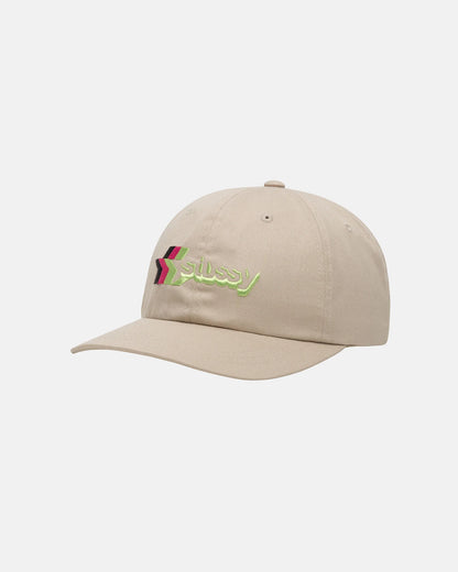 Stussy 3 Star Low Pro Strapback Cap - Khaki