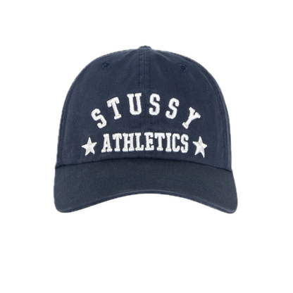 Stussy Low Pro Athletics Strapback Cap - Navy