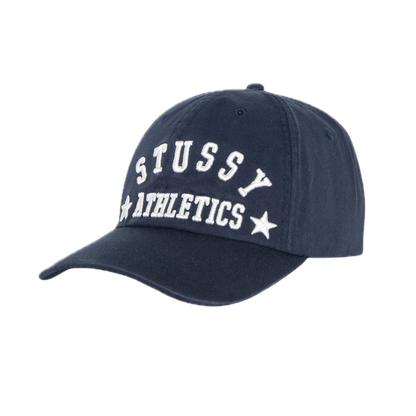 Stussy Low Pro Athletics Strapback Cap - Navy