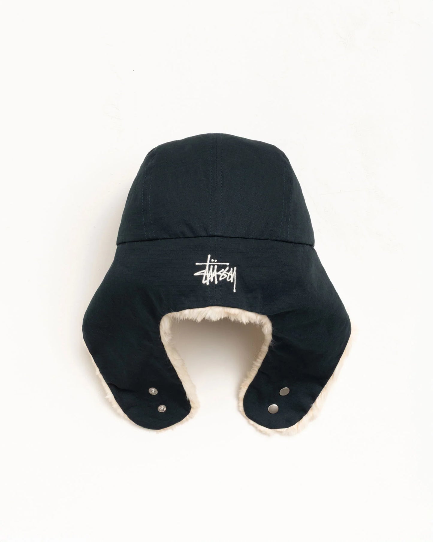 Stussy Ripstop Trapper Cap - Navy