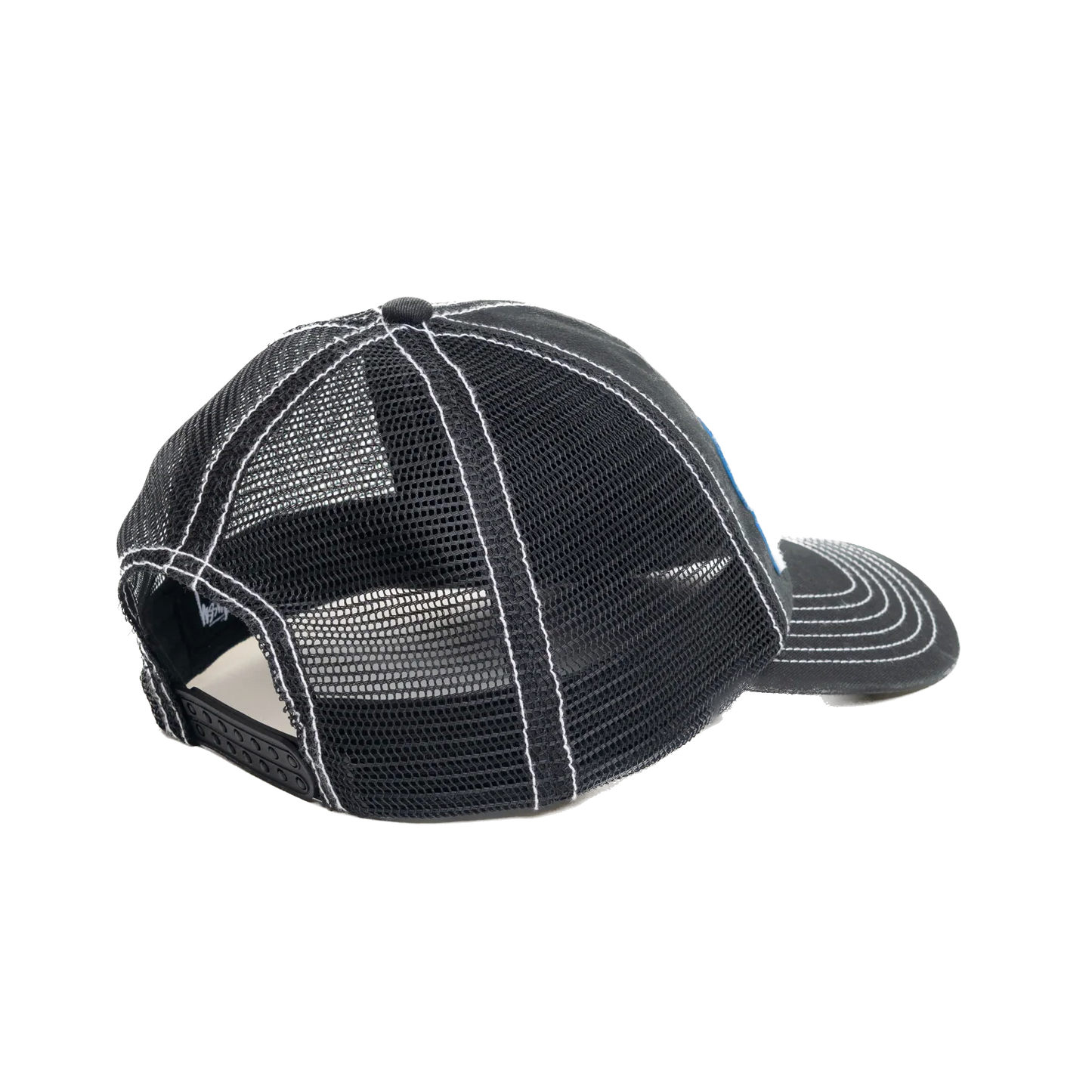Stussy Md Burly Threads Trucker Cap - Black