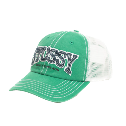 Stussy Md Burly Threads Trucker Cap - Green