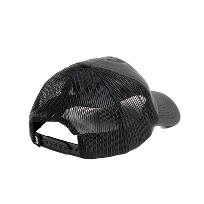 Stussy Hc Ghost Logo Trucker Cap - Black